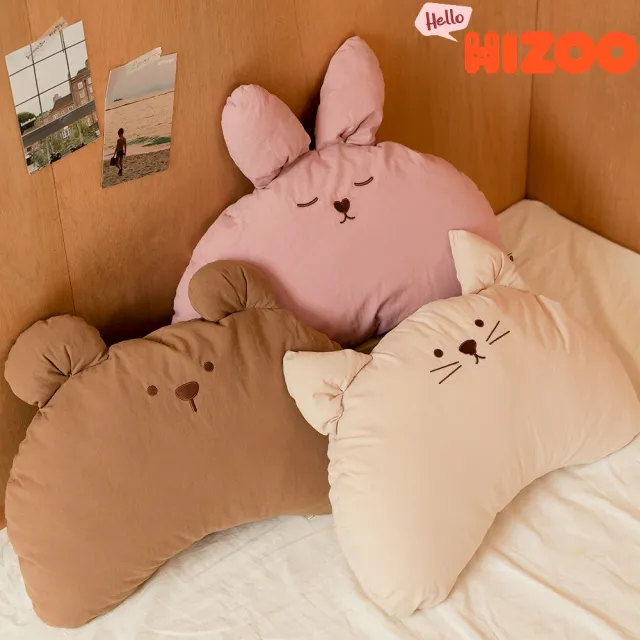 【韓國 Hello HiZoo】純棉兒童枕小款(防蟎枕 透氣枕 護頸枕 護脊枕)