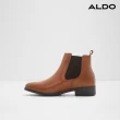 【ALDO】WICOENI-流行百搭鬆緊造型皮革短靴-女靴(棕色)