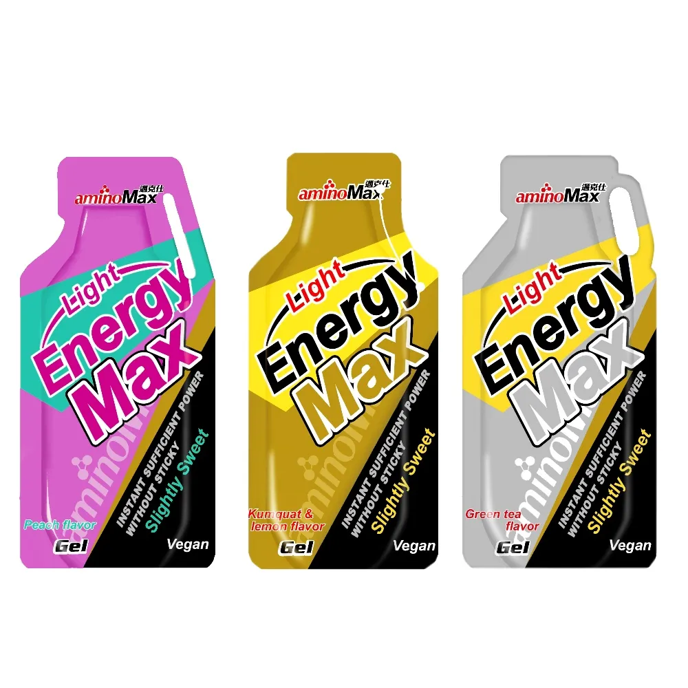 【aminoMax 邁克仕】EnergyMax Light能量包energy gel-金桔檸檬口味 32ml*30包(能量包)