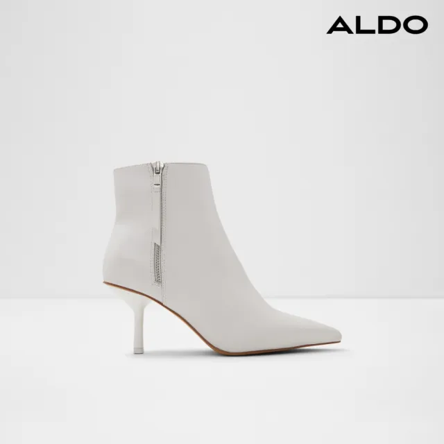 【ALDO】CIRON-性感尖頭瘦瘦靴-女靴(白色)