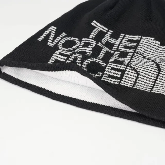 【The North Face】北臉 男女款 雙臉 保暖 針織毛帽 休閒帽 REVERSIBLE HIGHLINE BEANIE 黑 NF0A7WLAYA7