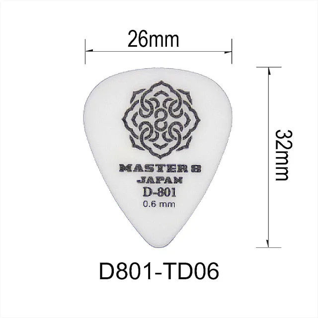 【Master8】D801-TD 淚滴型- 吉他匹克PICK - 日本製(日製精品)