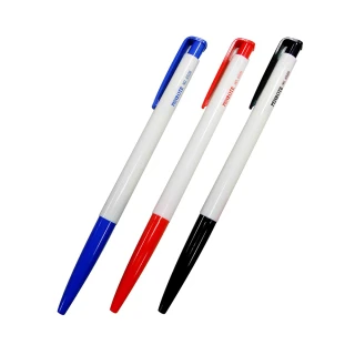 筆樂 PENROTE 自動原子筆 0.5mm 紅/藍/黑（50支 /盒）3盒 /組 6506(買3盒贈1盒)