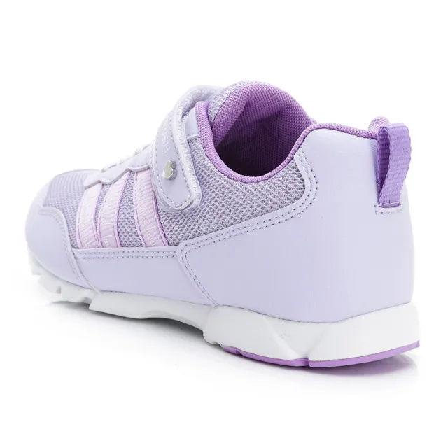 【MOONSTAR 月星】童鞋簡約運動系列競速鞋(紫、灰、藍三色任選)