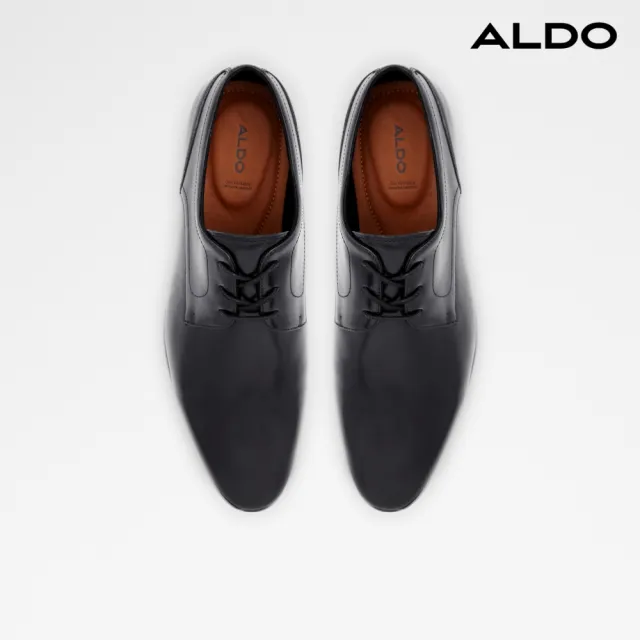 【ALDO】DELFORDFLEX-職場通勤綁帶皮革紳士鞋-男鞋(黑色)