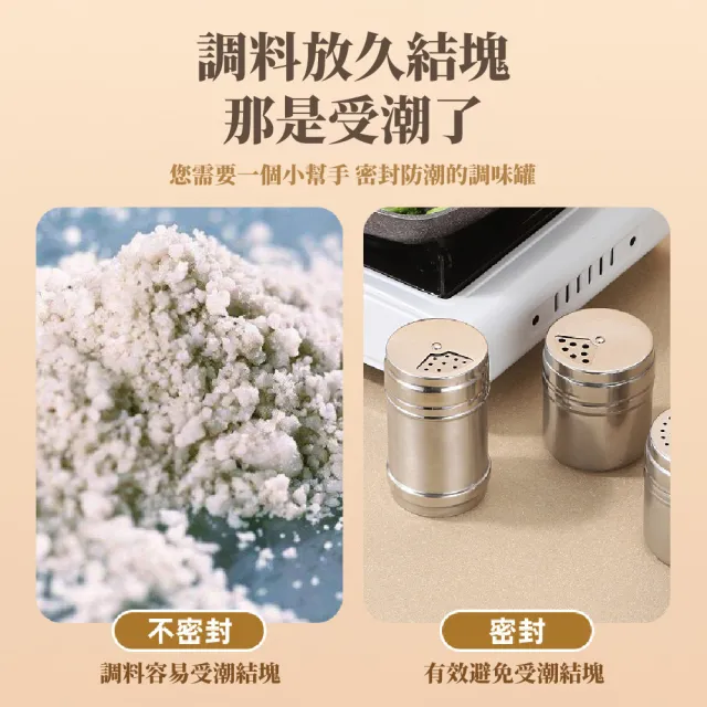 【廚房小物】不鏽鋼多功能調味罐(胡椒 香料 辣椒粉 調味粉)