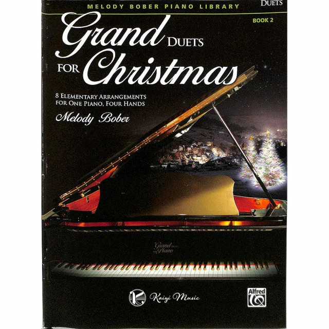 【Kaiyi Music 凱翊音樂】Grand二重奏聖誕系列 鋼琴四手聯彈樂曲集 第2冊