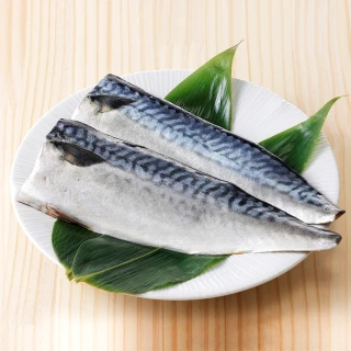 【北村漁家】挪威特大尺寸老饕薄鹽鯖魚20片(淨重190-210g/片)
