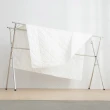 【IDEA】2.4米X型不銹鋼雙桿伸縮落地曬衣架(可摺疊收合)