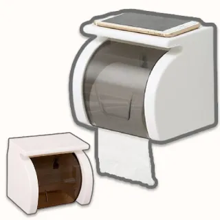 【安心拉】捲筒式衛生紙架(廁所 浴室 置物架 紙巾架 衛生紙盒 擦手紙架 防水防潮 置物面紙盒) 