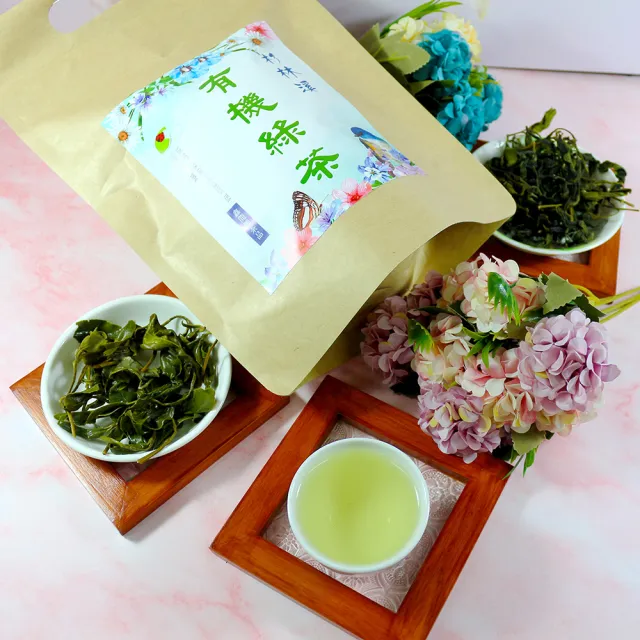 【鑫龍源】台灣有機綠茶葉60g/包(高山茶;有機綠茶;生青茶;無焙火;無發酵;有機茶葉;有機驗證;碧螺春綠茶)