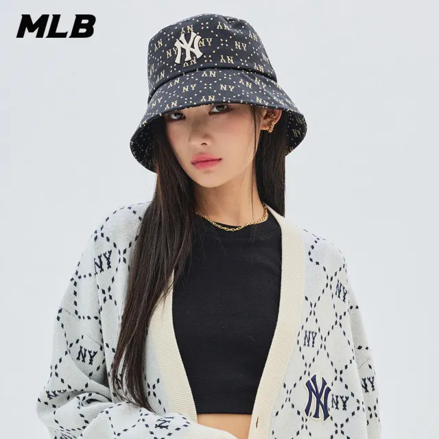 【MLB】漁夫帽 MONOGRAM系列 紐約洋基隊(3AHTM063N-50BKS)