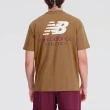 【NEW BALANCE】短袖 Athletics Remastered 棕 短T 男款 上衣 Logo 亞版 NB(AMT31504TOB)