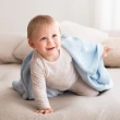 【奇哥官方旗艦】純棉洞洞毯 70x90cm + ClevaMama 防扁頭嬰兒枕 0-12個月適用