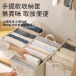 【YOLU】日式棉麻布藝衣物可折疊收納箱 手提抽屜式收納盒 衣櫃儲物鋼架整理箱(47*28*20cm)