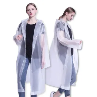 【KEiSO】一件式防水連身雨衣(EVA/雨天必備/前開式)