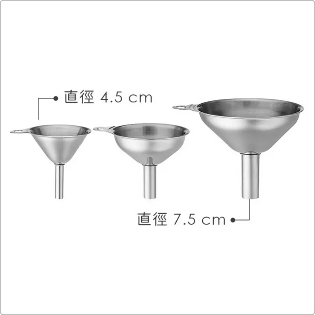 【FOXRUN】不鏽鋼漏斗3件  / 分裝漏斗