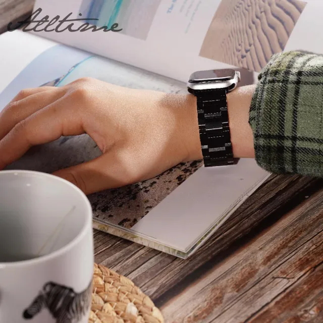 【ALL TIME 完全計時】Apple Watch 38/40/41/42（S10）mm  豪邁316L不鏽鋼錶帶