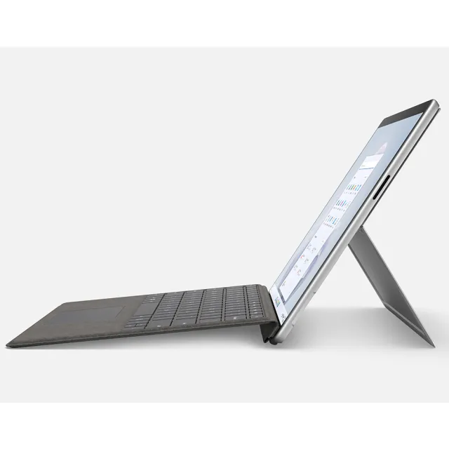 【Microsoft 微軟】黑鍵組★13吋i7輕薄觸控筆電(Surface Pro9/i7-1255U/16G/1TB/W11-白金)