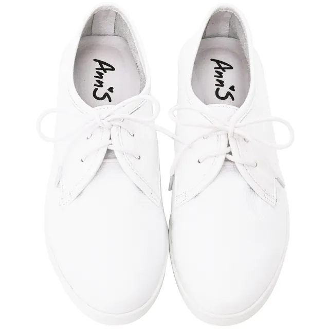 Ann'S】第二代超軟真牛皮小清新附緞帶小白鞋(白) - momo購物網- 好評 