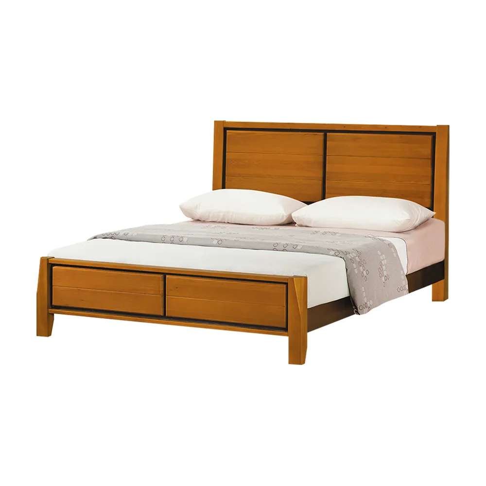 【IHouse】華特 香檜5分實木床板可調式實木床架 雙人5尺