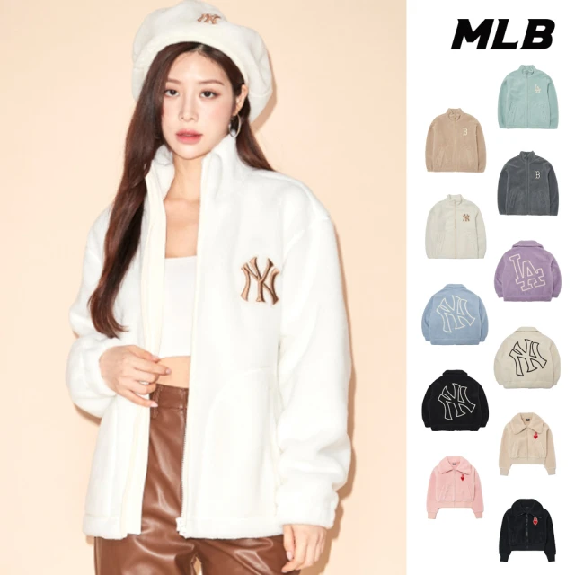 MLB 女版絎縫羽絨外套 紐約洋基隊(3FDJB0536-5