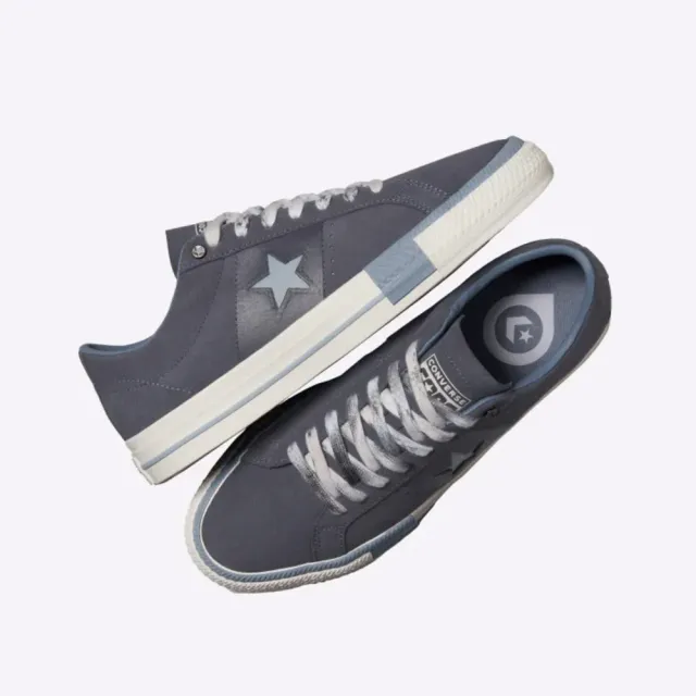 【CONVERSE】ONE STAR PRO OX 低筒 休閒鞋 男鞋 女鞋 灰藍色(A07972C)