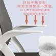 【坐得正】全新福利品 白框黑網+頭枕 辦公椅 電腦椅 人體工學椅 升降椅 電競椅 旋轉椅(OA255WHP)