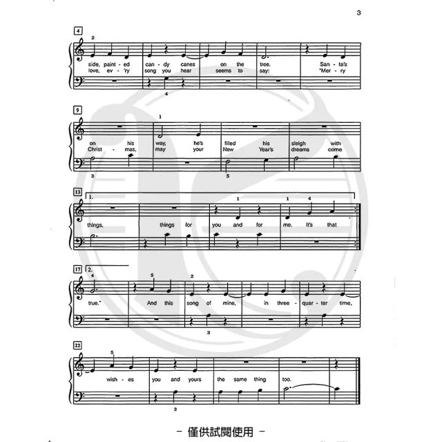 【Kaiyi Music 凱翊音樂】著名的聖誕鋼琴歌曲 第2冊