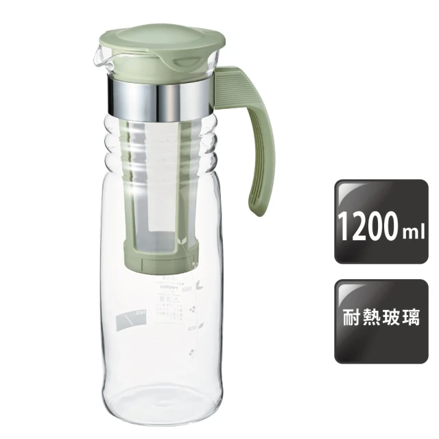 HARIO 綠苗冷泡茶壺／1200ml(HCC-12-SG)