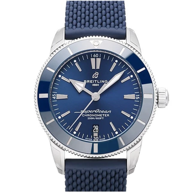 【BREITLING 百年靈】超級海洋文化系列自動上鍊橡膠款x44mm(AB2030161C1S1)