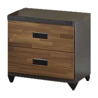 【IHouse】奧斯陸 北歐風格 集層木 床頭櫃