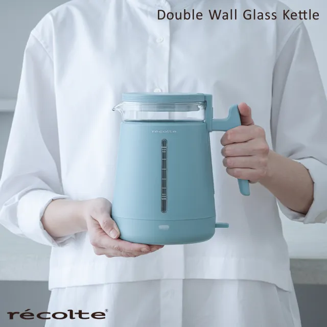 【recolte 麗克特】Double Wall Glass 玻璃電水壺(RDG-1)