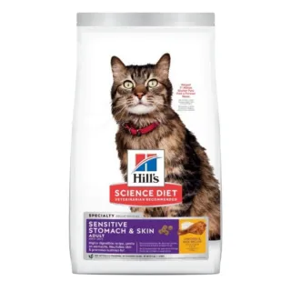 【Hills 希爾思】成貓敏感胃腸與皮膚-雞肉與米特調食譜 3.5lb/1.59kg(8523)