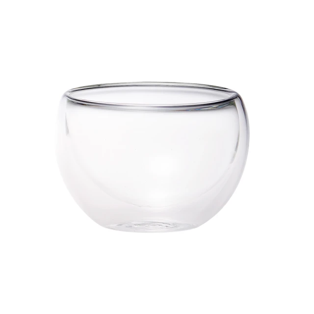 Yihthai 耐熱雙層玻璃碗 300ml 1入 M號(玻璃碗 雙層玻璃碗)