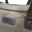 【TROOP】旅行袋中容量英國經典帆布100%全棉手工帆布包(耐磨損加強防水功能提肩背斜側附長背帶)