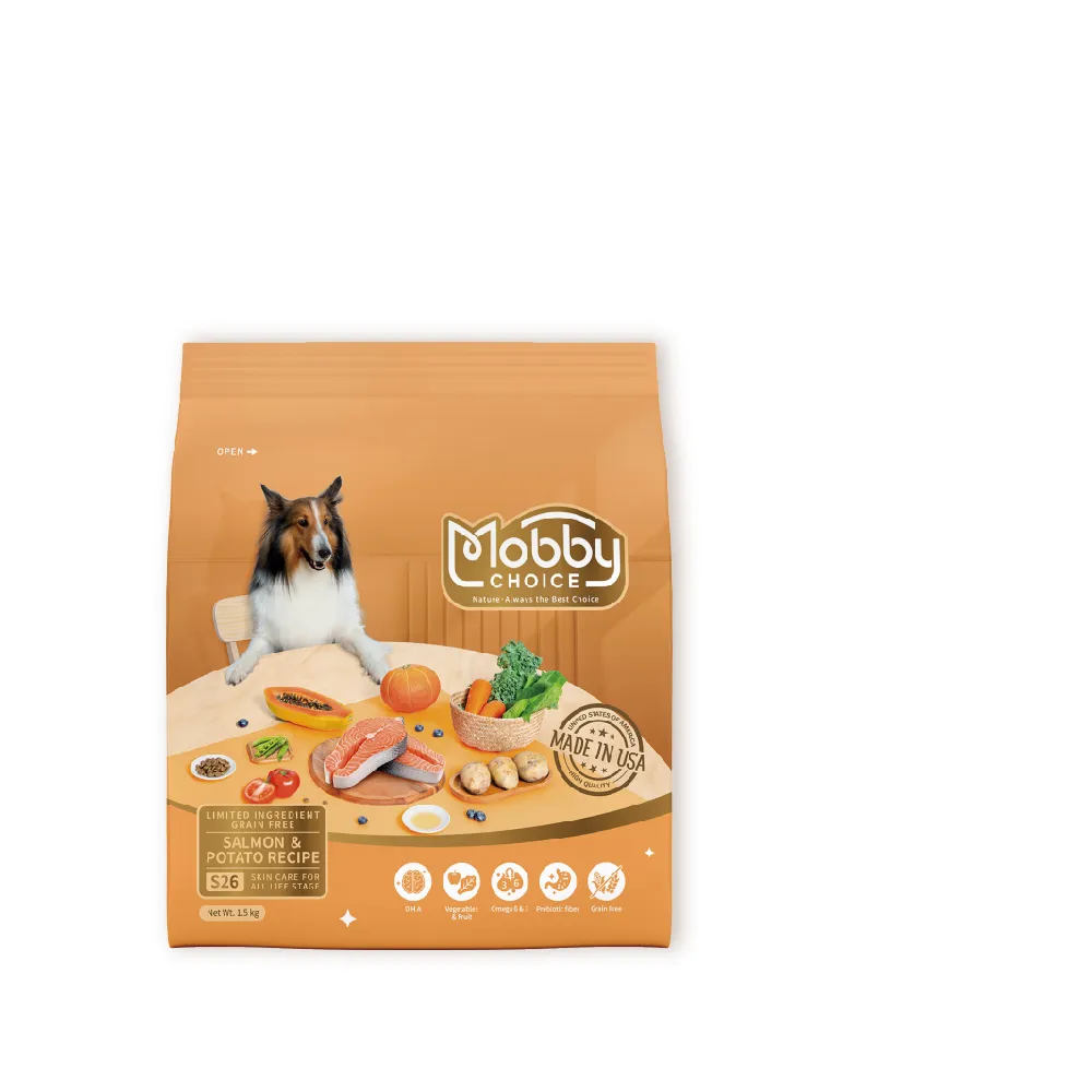 【Mobby 莫比】S26 鮭魚馬鈴薯全齡犬無穀食譜 1.5kg(無穀狗飼料、全齡犬飼料)