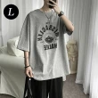 【D.studio】韓版男款潮牌風時尚短袖t恤(短袖上衣 寬鬆上衣 男裝 衣服 短袖男 T529)