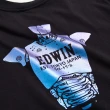 【EDWIN】男裝 寬版 變色機器人短袖T恤(黑色)