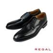 【REGAL】日本原廠手工壓線綁帶德比鞋 黑色(03AR-BL)