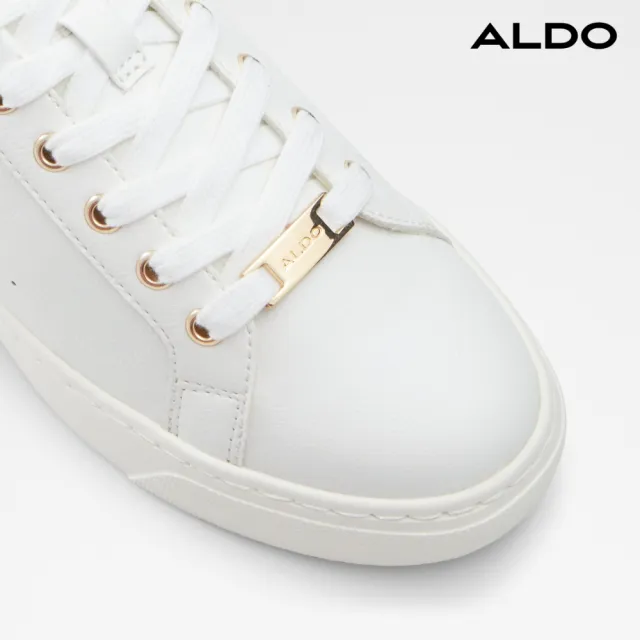 【ALDO】DILATHIELLE-潮流金邊搭配小白鞋-女鞋(白色)