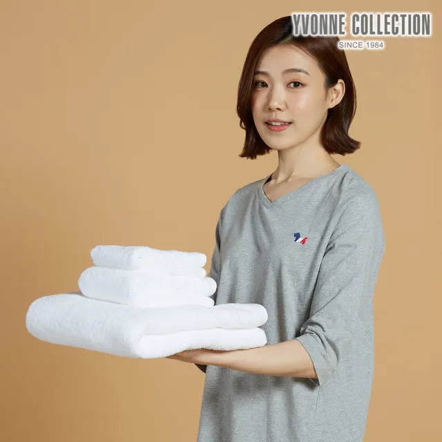 【YVONNE 以旺傢飾】純棉大浴巾  74x140cm(白)