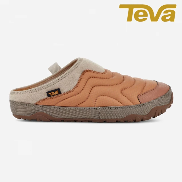 【TEVA】ReEmber Terrain 中性 防潑水菠蘿麵包鞋/穆勒鞋/休閒鞋/懶人鞋 獅子黃(TV1129582LIO)