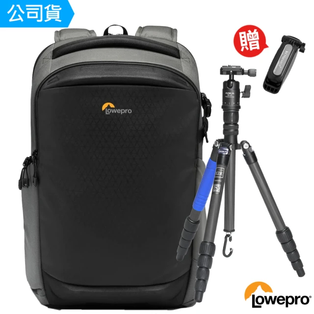 Lowepro 羅普 300 AW III 攝影後背包＋KN225C+KB25 碳纖維旅遊三腳架套組(總代理公司貨)