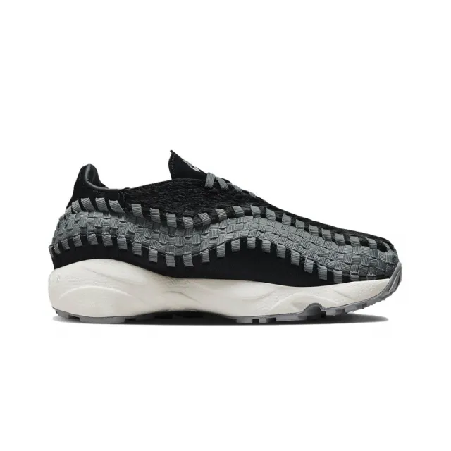 NIKE 耐吉】Nike Air Footscape Woven Black and Smoke Grey 黑灰馬毛