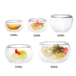 【Yihthai】耐熱雙層玻璃碗 300ml 1入 M號(玻璃碗 雙層玻璃碗)