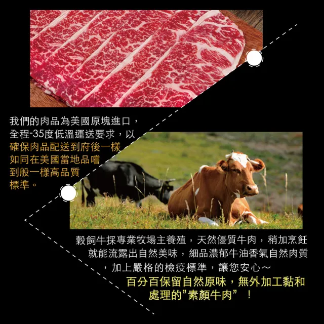 【約克街肉鋪】豪鮮_美國霜降翼板牛肉片6包(200g±10%/包)