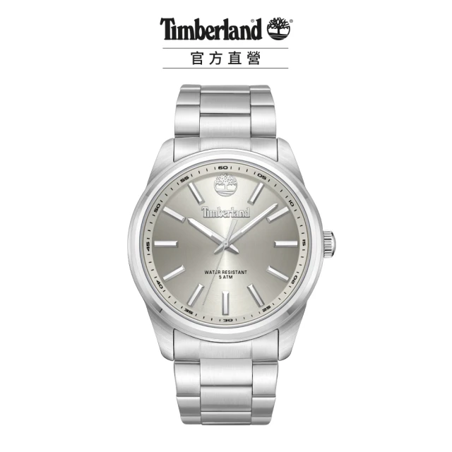 Timberland 男錶 NORTHBRIDGE系列 捍衛者腕錶 鋼帶-香檳/白鋼45mm(TDWGG0030001)