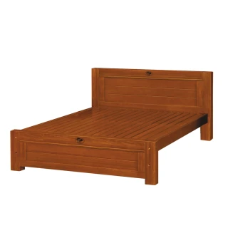 【IHouse】維瓦納 5尺實木床板雙人床