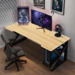 【木馬特實驗室】K型電競電腦桌-120公分(書桌 電腦桌 工作桌 辦公桌 居家辦公 桌子 木桌)